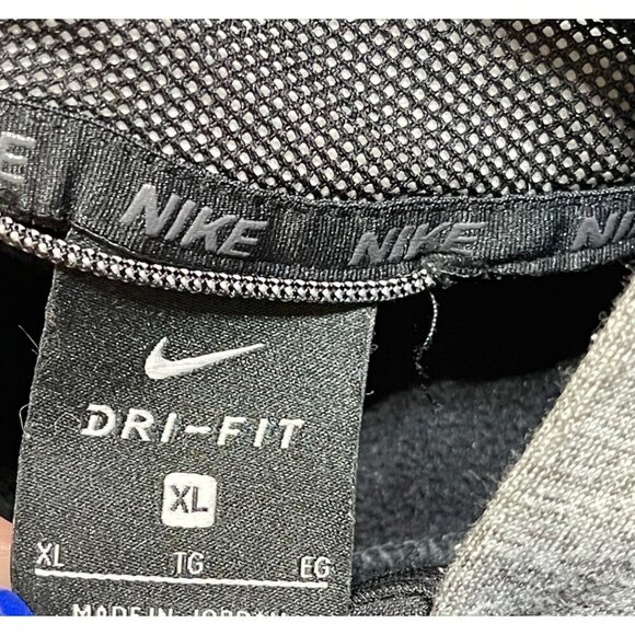 Nike Boy's Pullover Sweatshirt Hoodie Black Grey Dri-Fit Size XL Extra Large - Picture 4 of 6